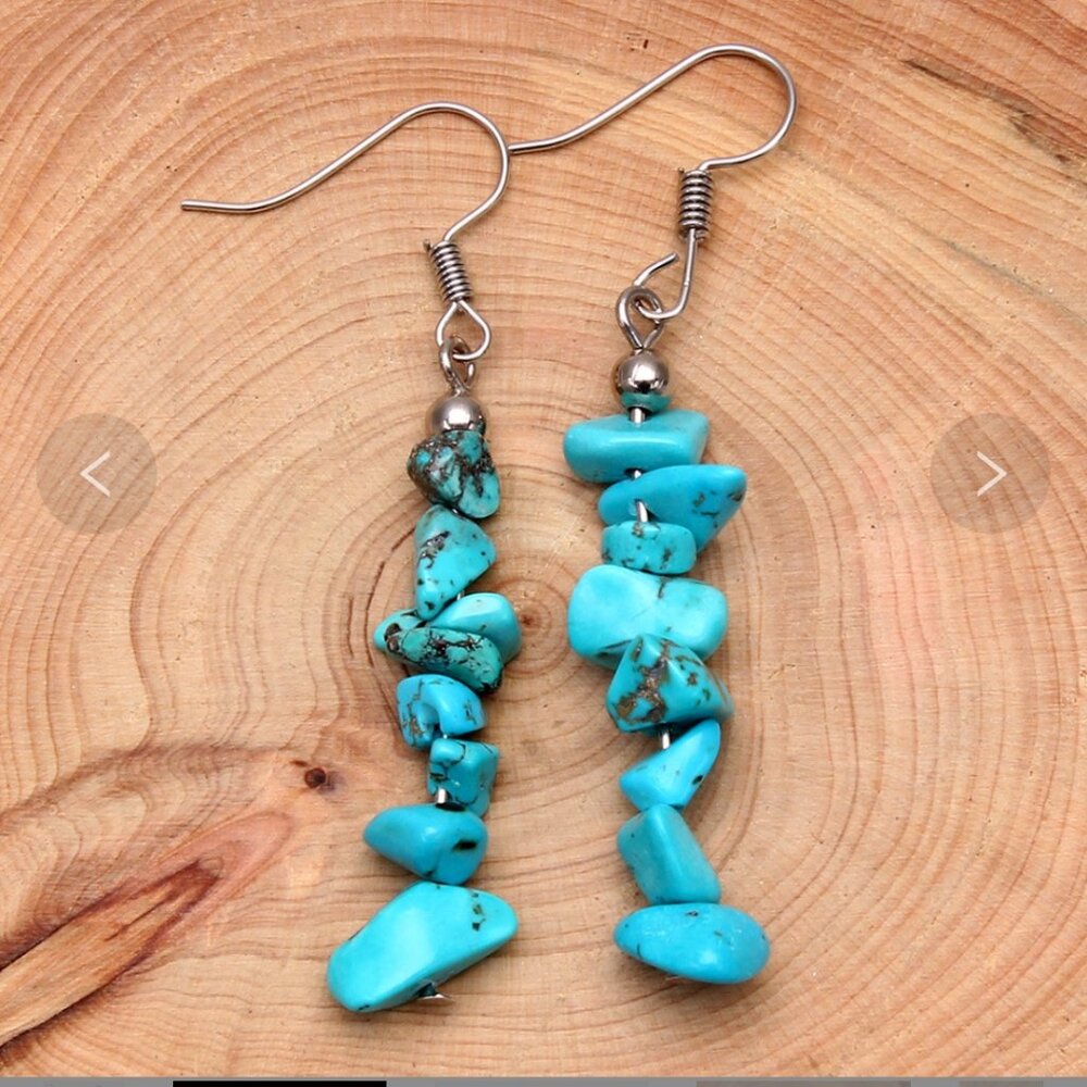 Natural Stone Earrings